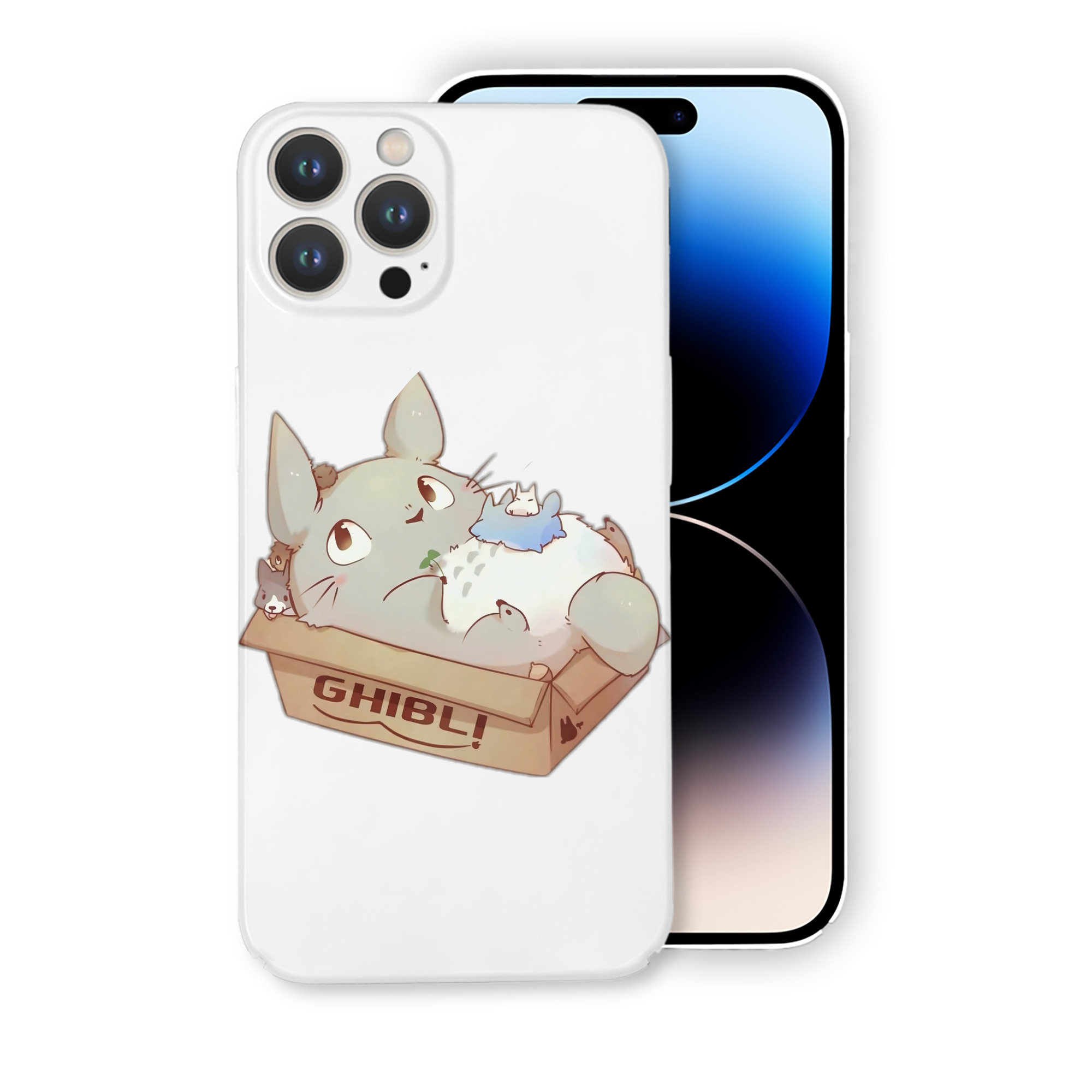 （画像用） となりのトトロ 草壁メイ 草壁サツキ My Neighbor Totoro Satsuki Kusakabe Mei Kusakabe 【iPhone 14シリーズ対応】ハードケース